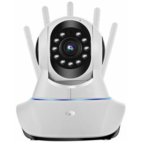 Outdoor Security Camera - Wireless WiFi Camera for Home Security System with 360° View, Motion Detection, Auto Tracking, Two-Way Talk, 1080 Night Vision (1/4)