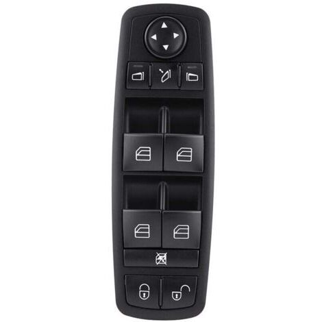 XVX – Commutateur de fenêtre principal d'alimentation pour Mercedes-Benz W169 classe A W245 classe B – Boîtier en plastique robuste – Installation facile - 1698206710 (1/3)