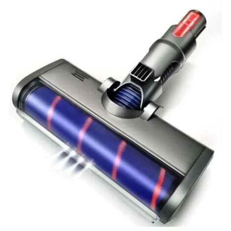 Brosse Rotative Motorisée Électrique Turbo compatible pour V7 V8 V10 V11 Rouleau Souple pour Parquet Carrelage et Lumière Led Automatique (1/2)