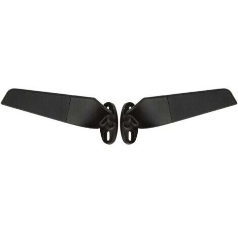 XVX 2PCS Rétroviseur latéral Rotatif Ajustable, Aile de rétroviseur en métal modifié pour Moto avec Goujon Amovible, Rétroviseur de Moto à Vision élargie pour Ninja 250, Suzuki, ZX10R (1/4)