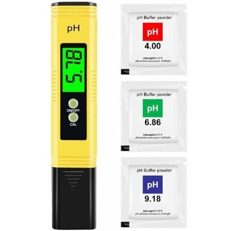 XVX – Ph-mètre numérique haute précision 0,01 pH – Plage de mesure 0-14 pH – Écran LCD rétroéclairé – Pour aquariums et piscines (1/4)