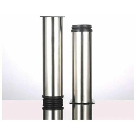 Furniture Leg-Set of 4 Stainless Steel Height Adjustable Furniture Legs ...