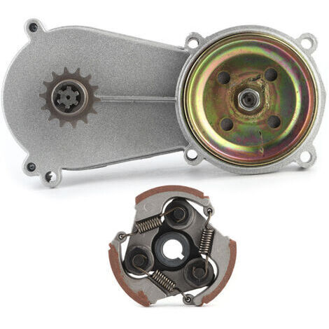 XVX Kit d'embrayage de bote de vitesses, botier de tambour 14T adapté aux pièces de Mini Pocket Quad Dirt Bike 47cc 49cc