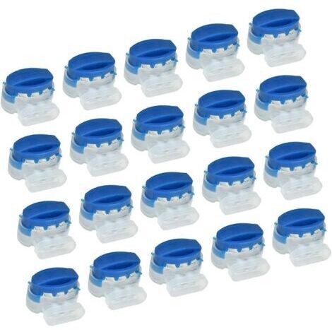 Lot de 20 connecteurs de câble pour Robot Tondeuse - pour câble de délimitation - Kit de réparation pour câble de Robots de pelouse (1/4)