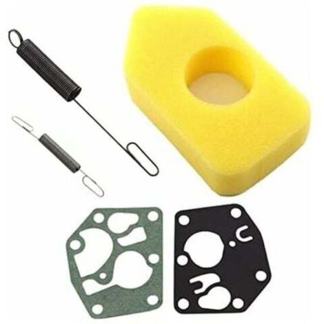 Ensemble de Pièces de Rechange Briggs & Stratton Filtre à Air 698369 Ressort 691859 Membranes 495770, 795083 Compatible avec 3,5-4,5 HP Classic Sprint Quattro 450 500 550 Series (1/4)