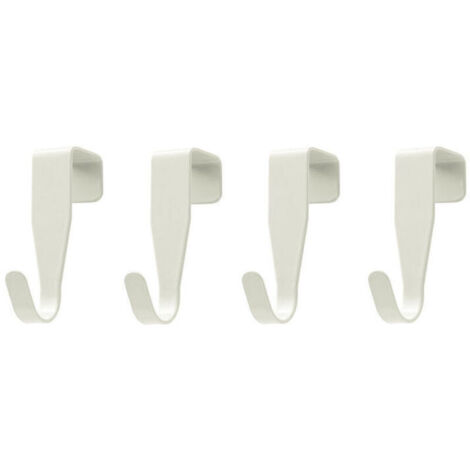 8 Pcs Crochet En Porte, Crochets En Forme De S, Acier Inox Patere Crochets De Porte, Patère Salle De Bains Serviette pour Porte Standart, Tiroir, Placard Armoire, Cuisine (1/4)