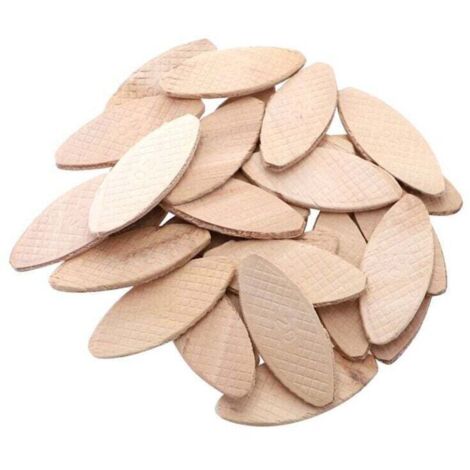 Lamelles d’assemblage taille 10, paquet de 100 pièces, Lamello, Chevilles plates en bois de hêtre de haute qualité pour les menuisiers et les projets de bricolage