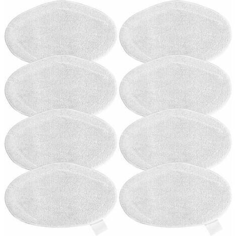 8 Lingettes pour polti vaporetto sv440。Serpillere Remplacement, Vadrouilles de Rechange Lavables (1/4)