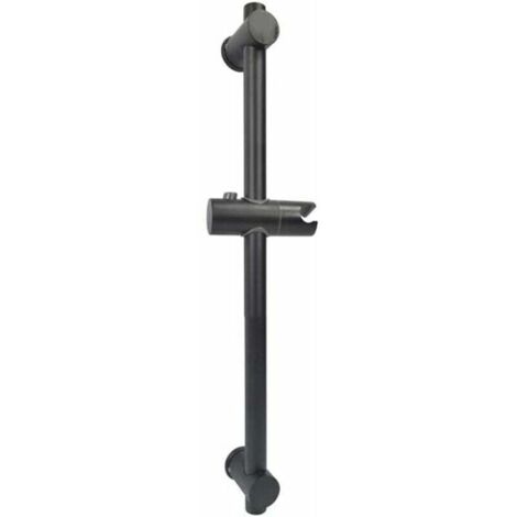304 Stainless Steel Shower Rail – Height and Angle Adjustable Brackets – Brushed Finish – Length 66 cm – Height 660 mm (1/4)