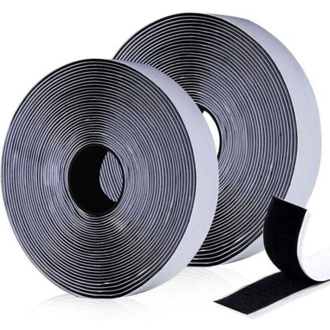 10m x 20mm Hook and Loop Fastener – Durable, Weather-Resistant Nylon – For Hanging Various Objects Without Screws or Glue