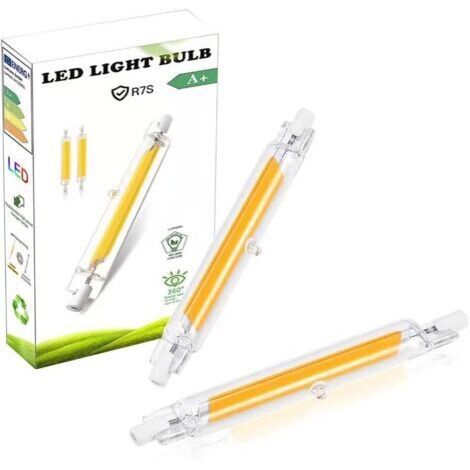 R7S LED Bulbs 118mm Dimmable, 20W R7S LED Bulb Equivalent to 200W Halogen Lamp, Flicker-Free, R7S LED Bulb Natural White 4500K 1000LM, 360° Beam Angle, AC 220-240V, Pack of 2 (1/4)