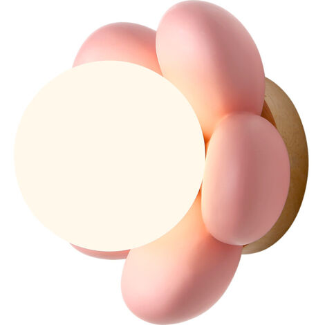 Simple pastoral-style wall light, warm G9 bulb, creative Nordic design, bedside lamp for study and bedroom (1/4)