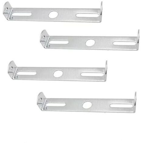 Ceiling Light Bracket, Chandelier Mounting Accessories, Ceiling Light Fixture Bracket, for Chandelier Lighting Accessories for Home Office Ceiling Light Fixture (Silver), 4 Pieces (1/4)
