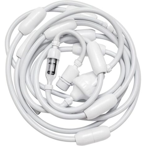 Replacement supply hose for Zodiac Polaris 280 380 180 3900 G5 pool cleaner – Anti-tangle PVC – Crack resistant (1/4)