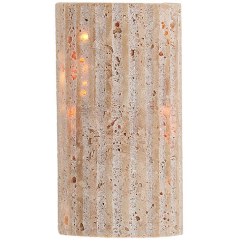 Creative retro wall sconce, Japanese wabi-sabi style ceiling light, natural beige travertine, LED spotlight for Nordic living room aisle (1/3)