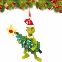 Hanging Ornament, Christmas Tree Decorations, Pendants, Unique Funny Resin Green Christmas Decor for Home Holiday Party