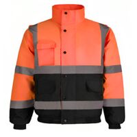 Reflection High visibility jacket -2 tons Fluorescent orange/Navy - Size: L