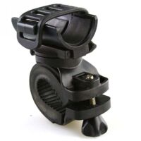 360-degree bicycle flashlight mount, LED flashlight clip, suitable for mountain bikes and regular bikes, firmly attached and convenient to use while riding. MUMU