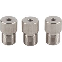 3pcs 5mm Drill Chuck Adapter Sleeve Woodworking Drill Bit Accessory High Carbon Steel for Home and Commercial Use MUMU