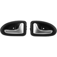 KZQ Set of 2 Matte Silver Car Interior Door Handles 7700353282 Replacement for Master 1998-2007