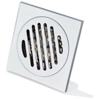 Anti-Hair Shower Grate, Thick Stainless Steel Floor Drain, Square Anti-Odor Shower Drain for Bathroom, 100 x 100mm
