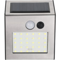 30 LED Outdoor Solar Lights with Motion Sensor, 120º Wide Beam Angle, IP65 Waterproof, Wall-Mounted Solar Lighting for Garden and Entrance