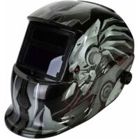 Tonchean – Auto-darkening welding helmet with 2 lenses and 2 sensors – DIN9-13 shade – Optimal protection for MIG, TIG, and MAG welding