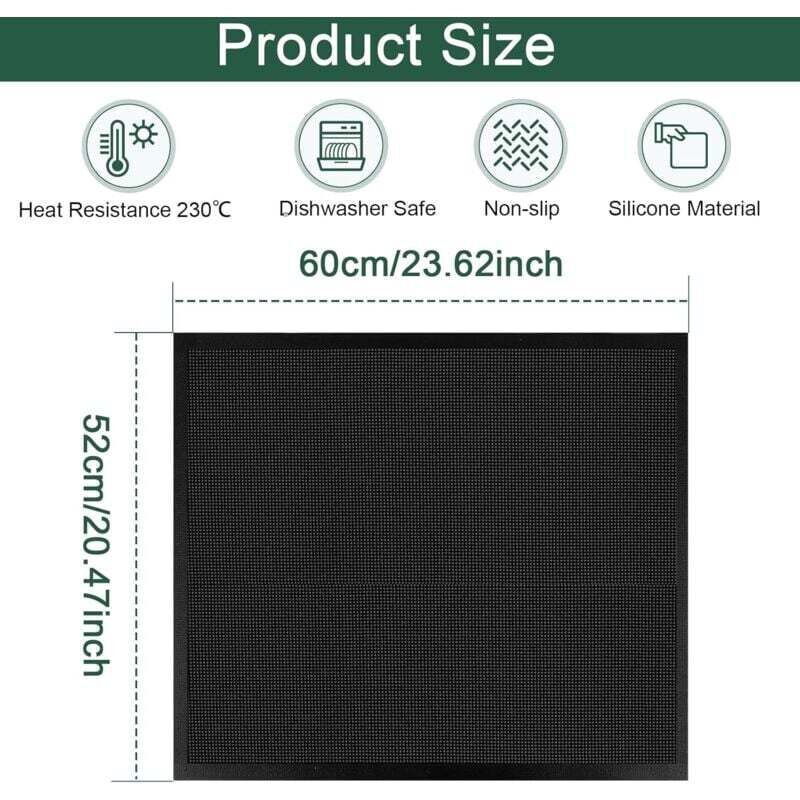 Lazy K Induktions-Kochfeldmatte – Magnetischer Schutz Aus Silikon & Fiberglas, Verhindert Kratzer Und Rutscht Nicht