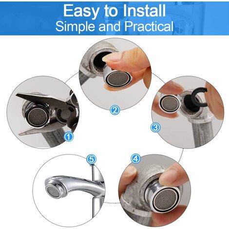 DEOLER Waschbeckenarmatur Einzelloch – Gebürstetes Nickel, Wasserfallartiger Auslauf, Inkl. Zubehör, Für Badezimmer & Küche