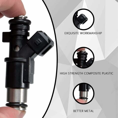 Amrxuts 4 pièces 1984.E0 1984E0 01F002A Injecteurs de carburant adapté pour Citroen Berlingo Saxo C2 C3 Xsara Peugeot 1007 206 306 307 Partner 1.4 1994-2015