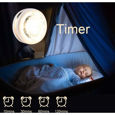 Set aus 6 kabellosen LED-Leuchten mit Fernbedienung