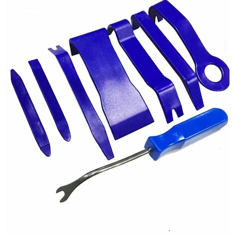 8-teiliges Keil-Set, DIY-Türwerkzeuge, Demontagewerkzeug, Hebewerkzeug für Fahrzeuginnenraum, Polsterwerkzeug, Ösen-Reparaturwerkzeug, Clip-Loser, verschiedene Formen (1/5)