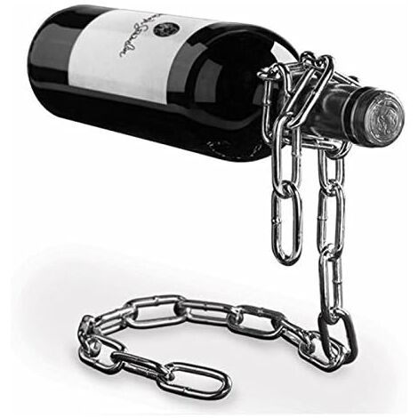 Weinflaschenhalter, magische Kette, Weinflaschenhalter aus Edelstahl