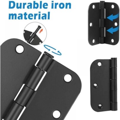 FAVENGO 2 Stücke Edelstahl Scharniere Zoll Klapp Hardware Türscharnier