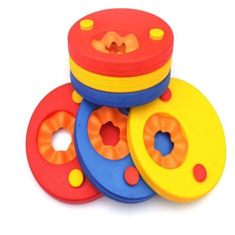 VBESTLIFE Schwimmplatten Für Kinder - 6 Stück EVA Schaum Schwimmscheiben