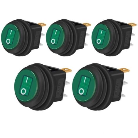 Wasserdichter Wippschalter IP65 Mit Roter LED – 3 Produktbild-Vorschau 4