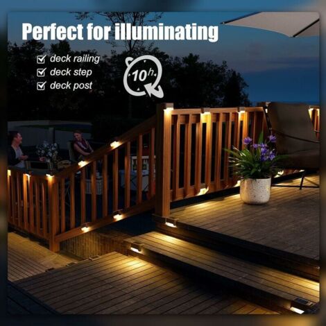 4 confezioni di luci solari per esterni, luci LED impermeabili per ...