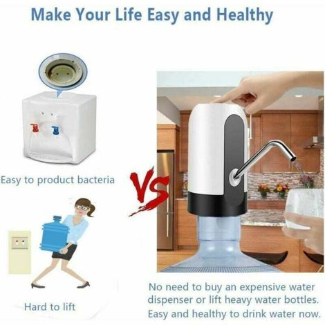 Tragbarer Wasserflaschen-Spender Mit USB-C - Automatische Pumpe Für 5-Gallonen-Flaschen