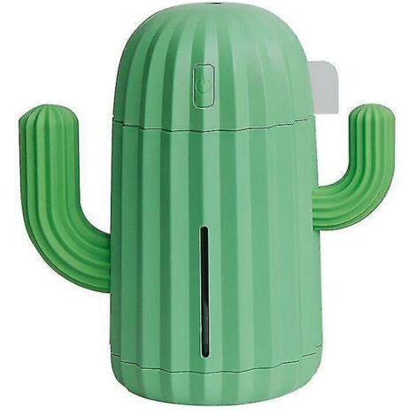 340ml Luftbefeuchter Mini Kaktus Aroma Diffusor Wiederaufladbare Pflanze  Luftbefeuchter fr Home FLITI