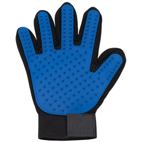 Katzenbürstenhandschuh, Katzenhaarhandschuh 4-in-1-Silikon-Pflegehandschuh für Hund/Katze, Katzenbürstenhandschuh Hunde, Fellpflegehandschuh für Haustiere, lange und/oder kurze Tierhaarbürste FLITI (1/4)