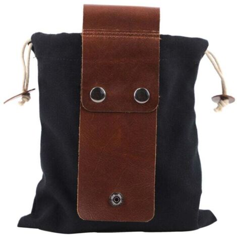 (Grün) Faltbare Obstpflücktasche, Obstpflücktasche aus Oxford-Stoff, robuste Werkzeugtasche mit Lederbezug für Camping/Picknick/Wandern im Freien FLITI (1/4)