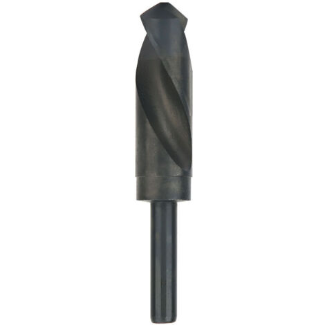 27 mm HSS-Schmiedebohrer, HSS-Spiralbohrer mit reduziertem Schaft aus Schnellarbeitsstahl für Aluminium, Stahl, Holz, Kunststoff FLITI (1/4)