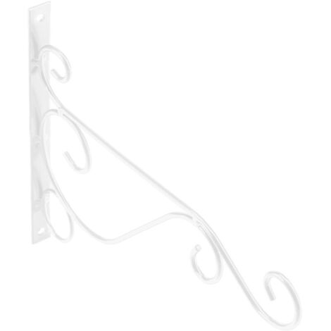 Milageto Pflanzenhaken Aus Schmiedeeisen - Wandhalterung Für Blumentöpfe & Deko