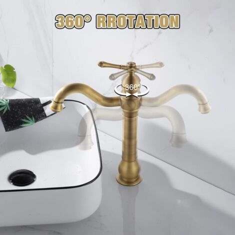 Badezimmerarmatur Aus Messing Gold – 1-Loch, Mit Pop-Up-Ablauf, Wassersparend & Einfach Montiert