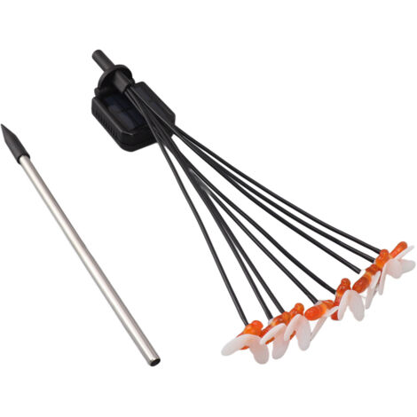 Set mit 2 IP65 wasserdichten 8-LED-Solar-Gartenleuchten mit Bienenabwehrfunktion (1/4)