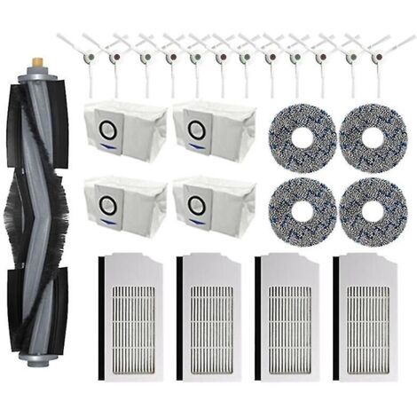 Ersatzteile für den Deebot T10 Turbo/Omni Saugroboter: Staubbeutel, HEPA-Filter, Hauptseitenbürste, Wischpad (1/3)