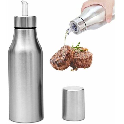Ölkanne aus Edelstahl, Küchenölkanne, Olivenölbehälter, staubdichter Behälter, Olivenölspender für den Grill – Fei Yu (1/4)