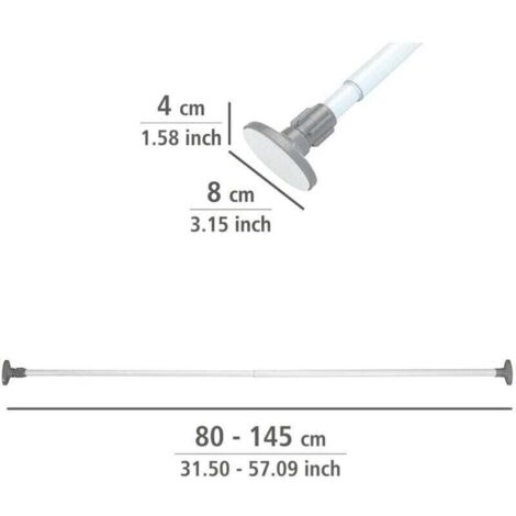 SPRiNTUS Teleskop-Aluminiumstiel 80–145 Cm (50 Stück) – Für Reinigungsgeräte, Mit Schnellverschluss