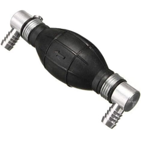 6 mm Birnenförmige Kraftstoff-Handpumpe für Inline-Montage an Booten, universell einsetzbar für Benzin, Öl und Wasser, aus Legierung, für Diesel und Benzin geeignet (1/4)