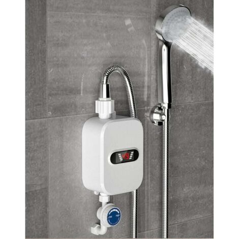 Elektrischer Durchlauferhitzer, Mini-Warmwasserbereiter, Mini-Schnelldurchlauferhitzer, 3500 W, 220 V, für Küche, Badezimmer, Dusche (1/4)